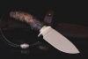 Нож "Заяц" 95х18, рукоять карельская береза (черная).
