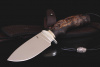 Нож "Заяц" 95х18, рукоять карельская береза (черная).